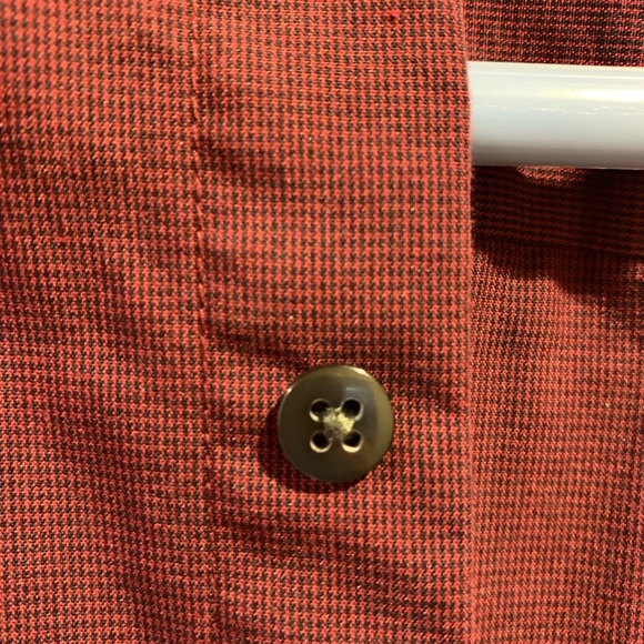 Burgundy Button-up Dress Shirt - Picture 4 of 6